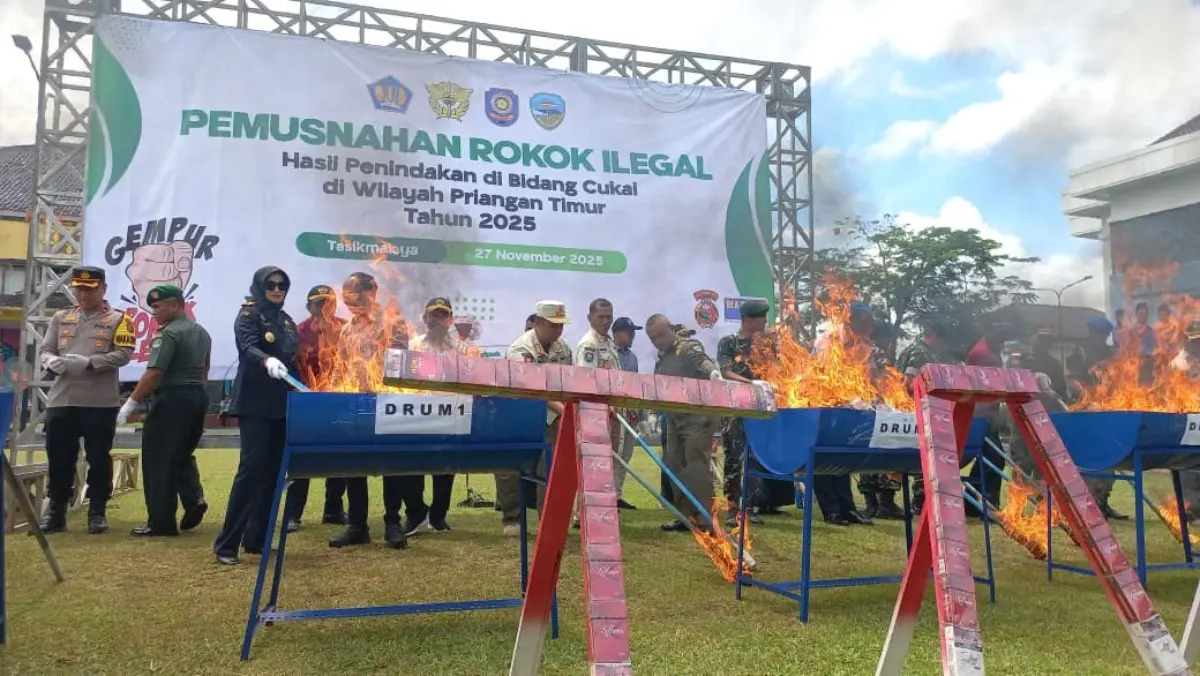 Peredaran Rokok Ilegal di Tasikmalaya