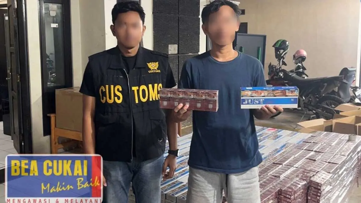 Tim Gabungan Bea Cukai Tasikmalaya dan Jabar Gagalkan Peredaran 664 Ribu Batang Rokok Ilegal di Dua Lokasi rokok ilegal dari bea cukai