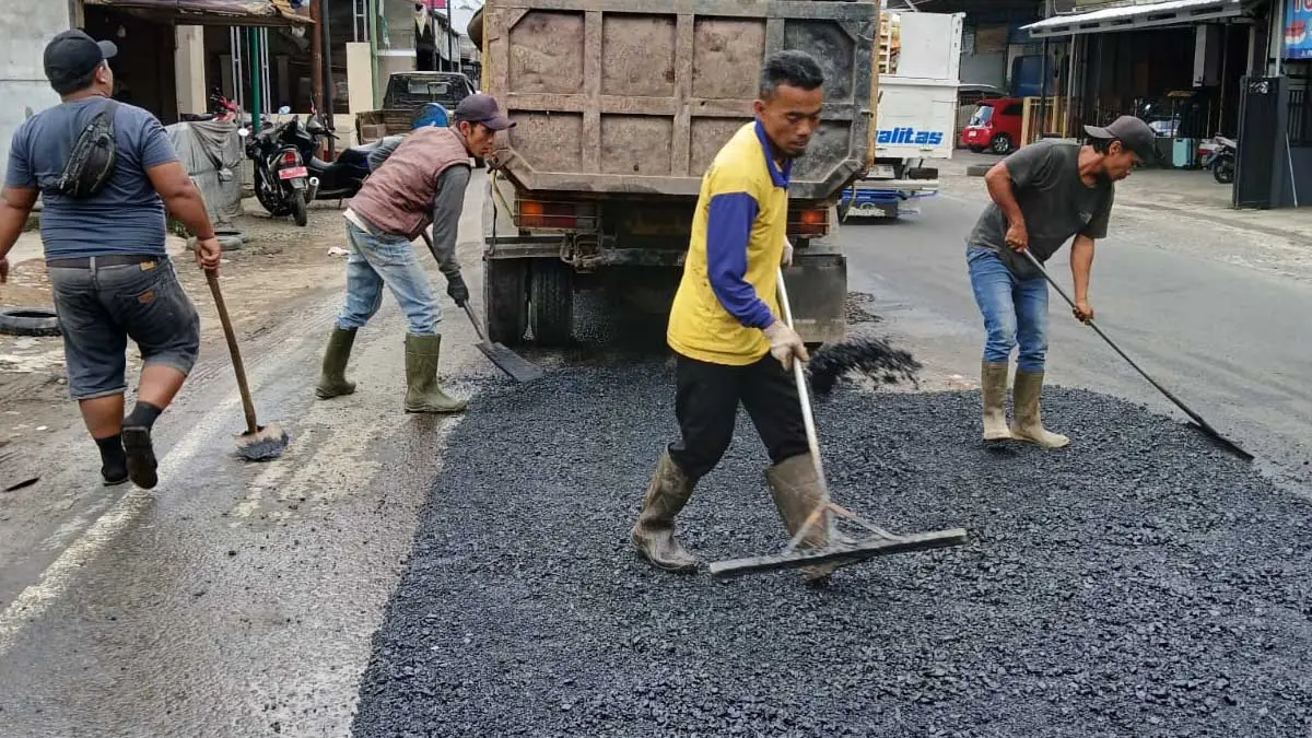 Masuk Puncak Arus Mudik, Kabupaten Tasikmalaya Kebut Penambalan Jalan dan Siagakan Tim Bencana mudik Tasikmalaya