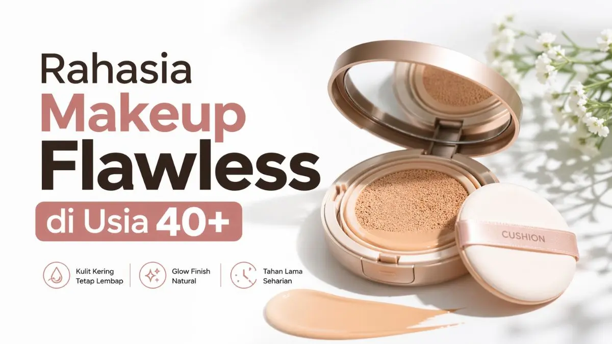 Cushion dengan Glow Finish