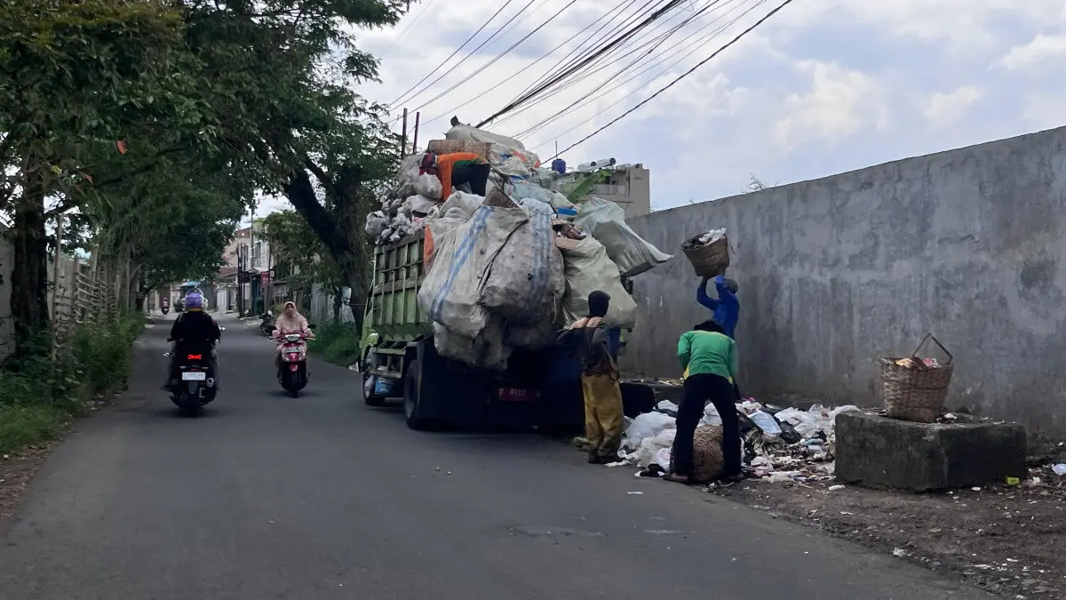 masalah sampah di Kota Tasikmalaya pasca Lebaran