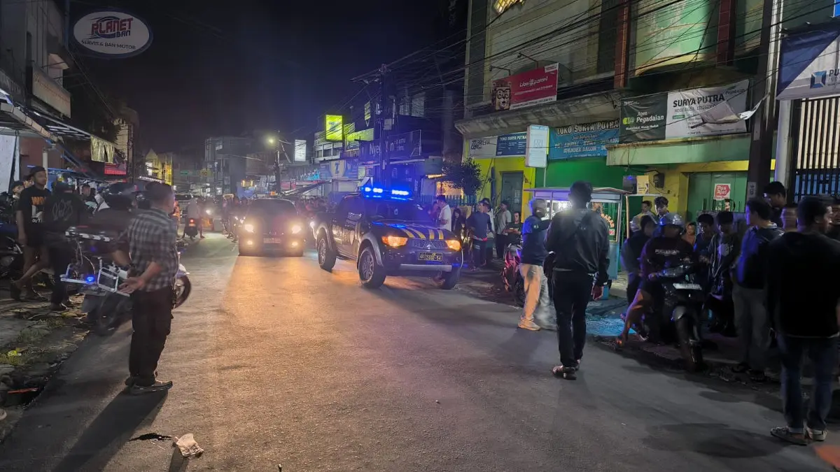 rekon kasus asusila pedagang bakso