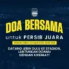 Persib Ajak Bobotoh Menggelar Doa Bersama