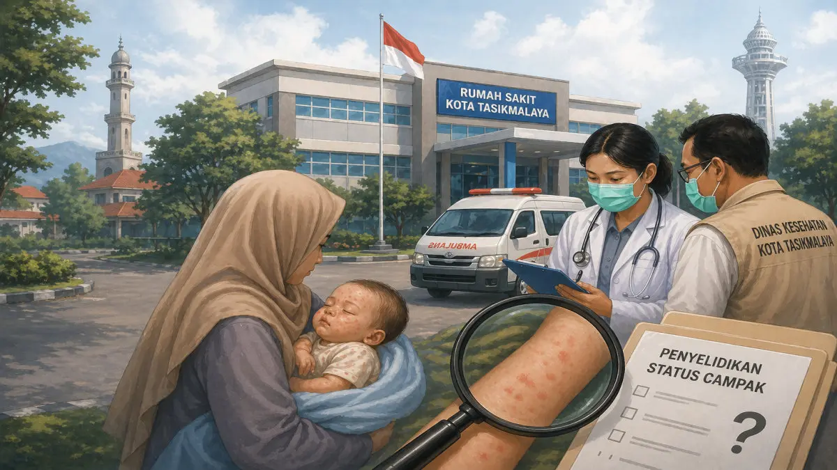 balita meninggal diduga campak di Kota Tasikmalaya