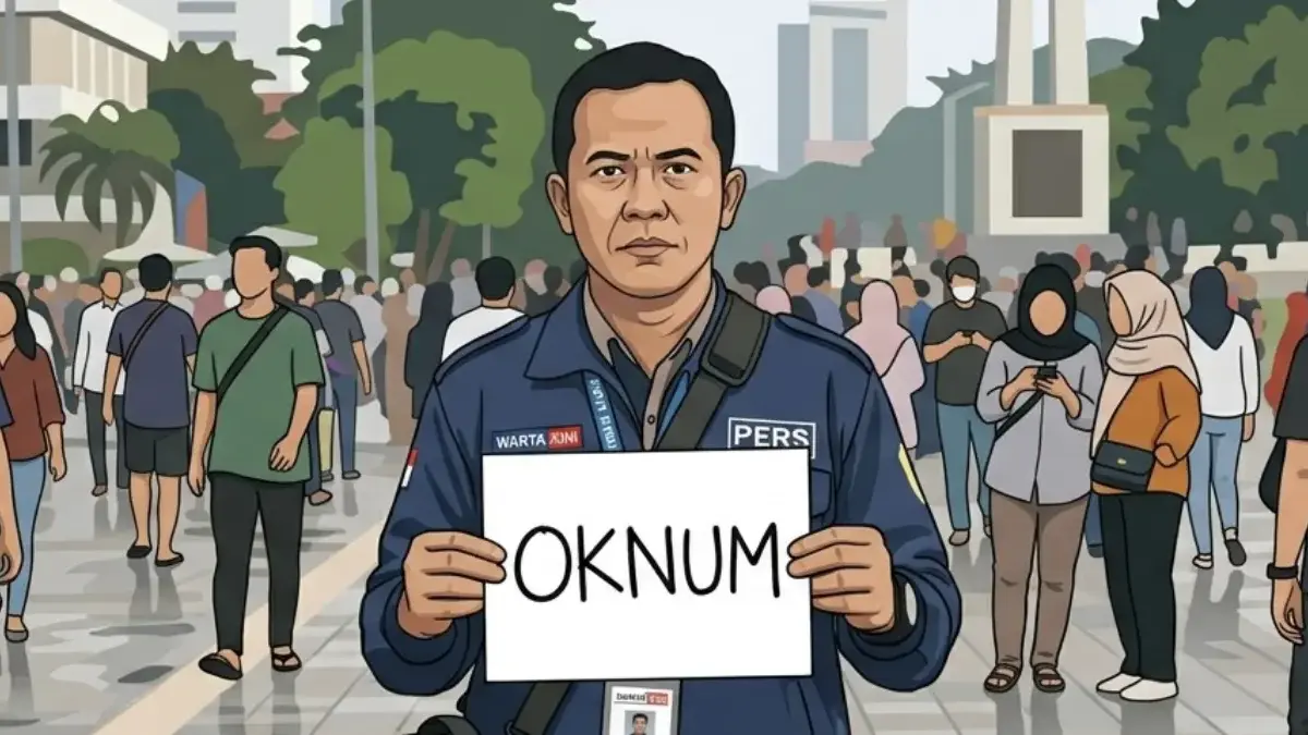 Ilustrasi oknum wartawan