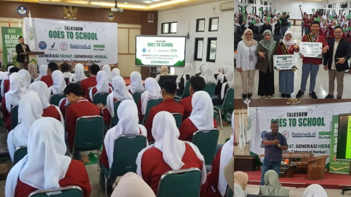 edukasi komix herbal di Kota Tasikmalaya untuk pelajar