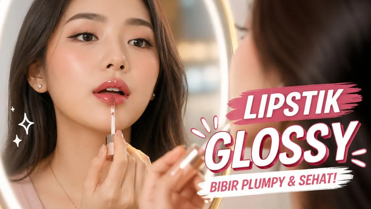 Lipstik Glossy untuk Bibir Pecah-Pecah