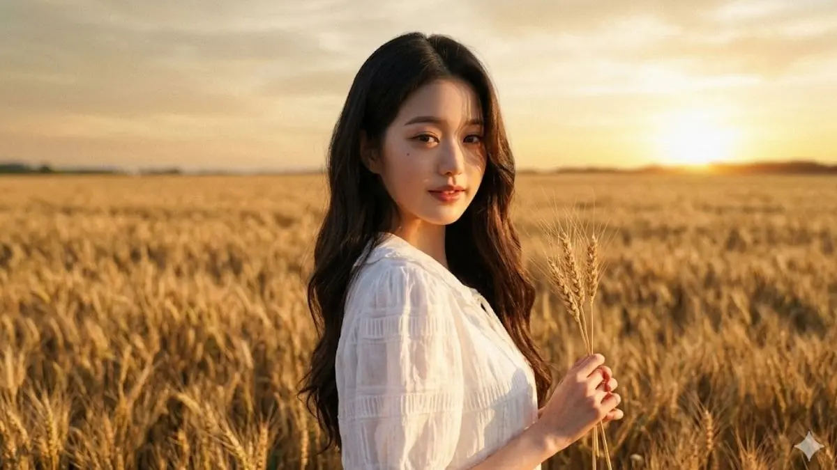 Ide Prompt Gemini AI Untuk Foto Estetik di Padang Gandum Prompt Gemini AI