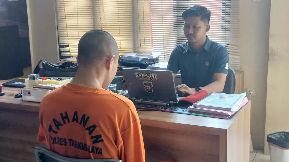 Berpura-pura Isi BBM, Pemuda Curi Uang SPBU Rancamaya Singaparna Tasikmalaya Pelaku Pencurian uang di SPBU