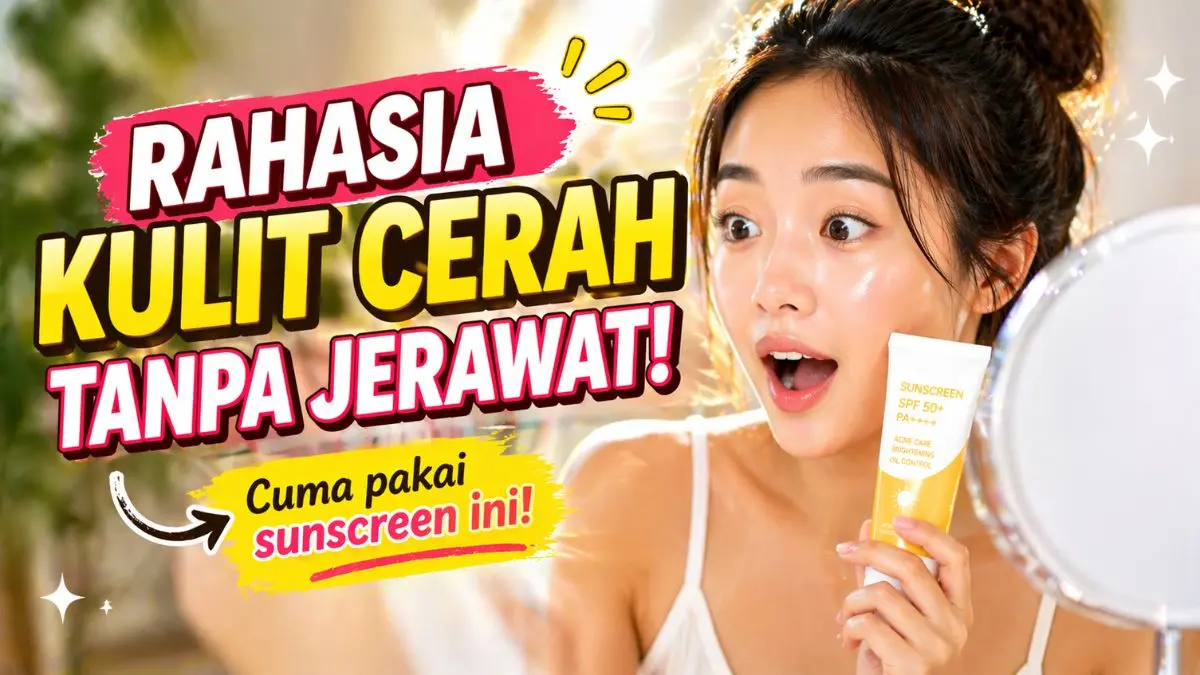Sunscreen untuk Wajah Jerawatan