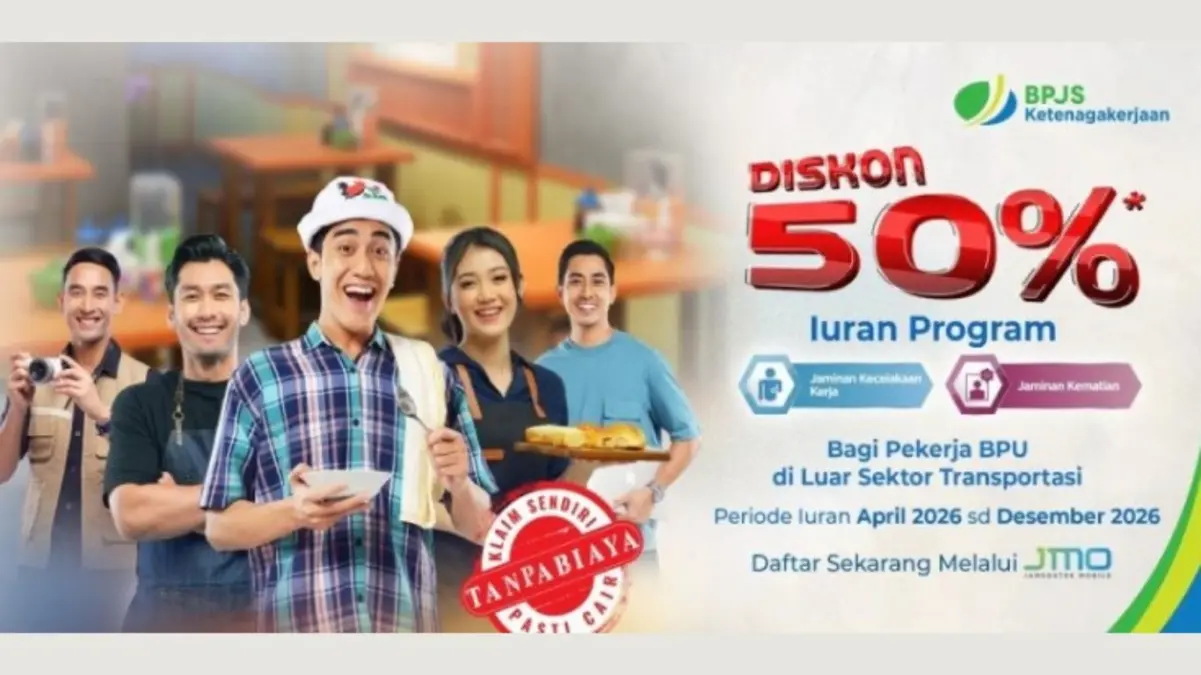 BPJS Ketenagakerjaan Tawarkan Keringanan Iuran 50 Persen untuk Perlindungan Pekerja Informal hingga 2026 Keringanan Iuran 50 Persen
