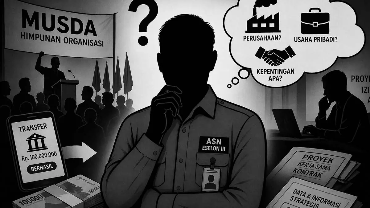 ASN eselon III transfer uang musda