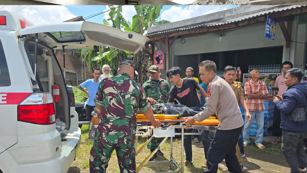 warga ciamis tersengat listrik