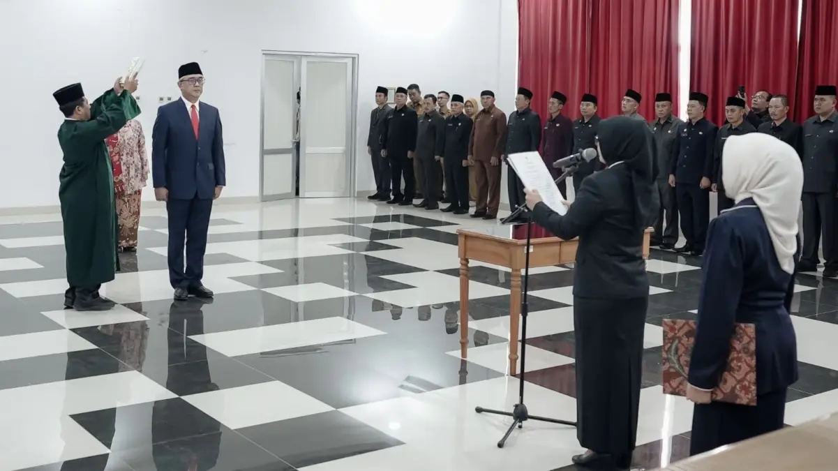 Pelantikan Pj Sekda Pangandaran