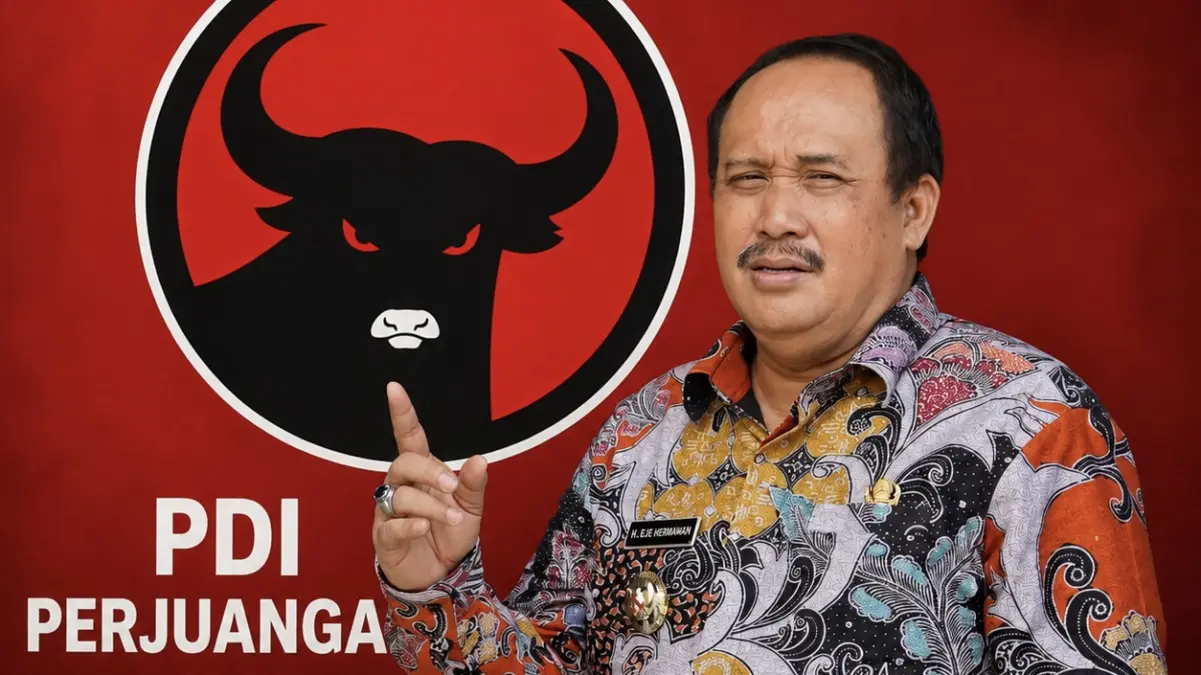 Jeje Santai Sikapi Manuver Politik Ino Darsono yang Berlabuh ke PSI Jeje Wiradinata