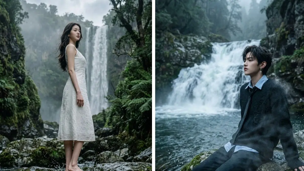 Cuma Pakai Prompt Gemini AI, Kamu Bisa Bikin Foto di Air Terjun Berkabut Prompt Gemini AI