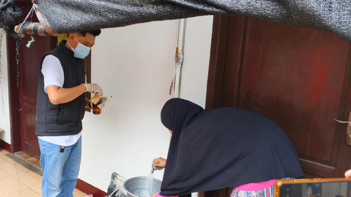 Air tercemar limbah MBG di banjar