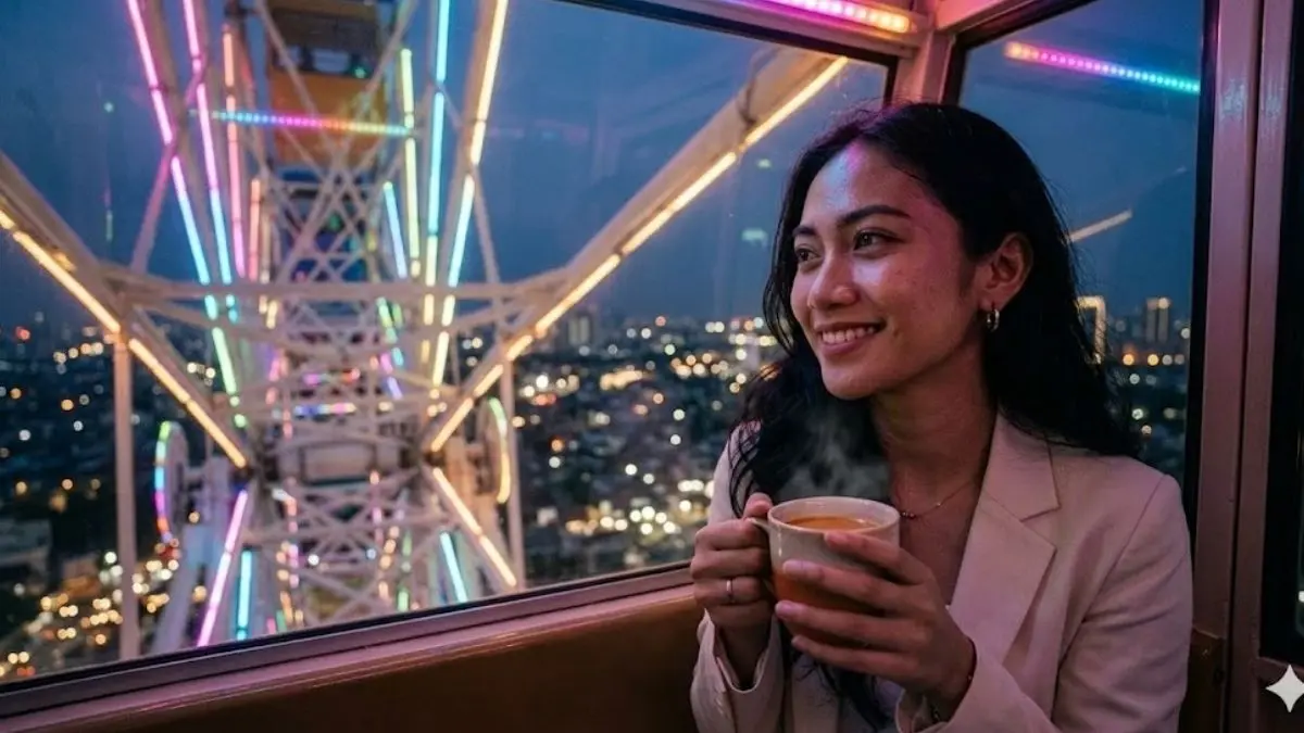 Cara Membuat Foto Naik Bianglala Jadi Terlihat Nyata dengan Prompt Gemini AI Prompt Gemini AI