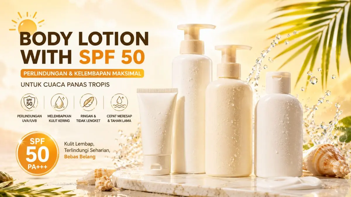 Body Lotion dengan SPF
