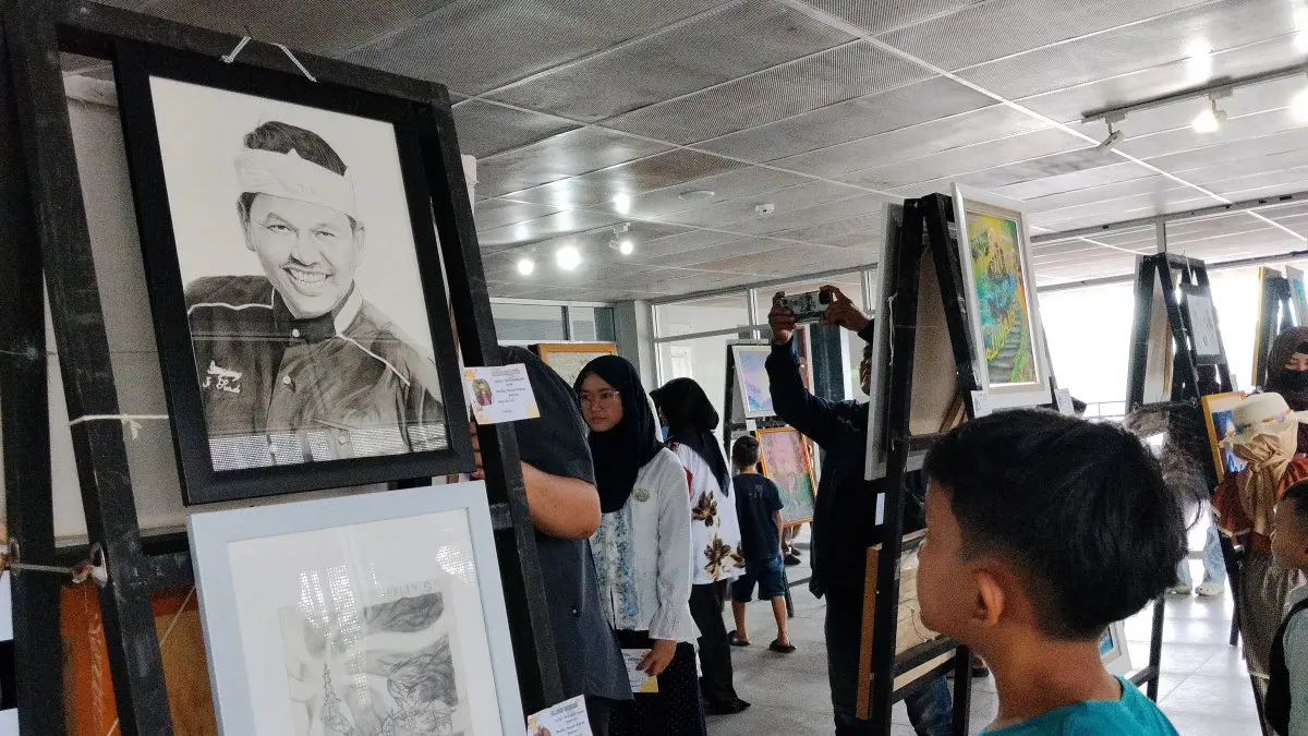 pameran lukisan anak di GCC Tasikmalaya