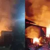 pabrik hanger terbakar di Tamansari Tasikmalaya