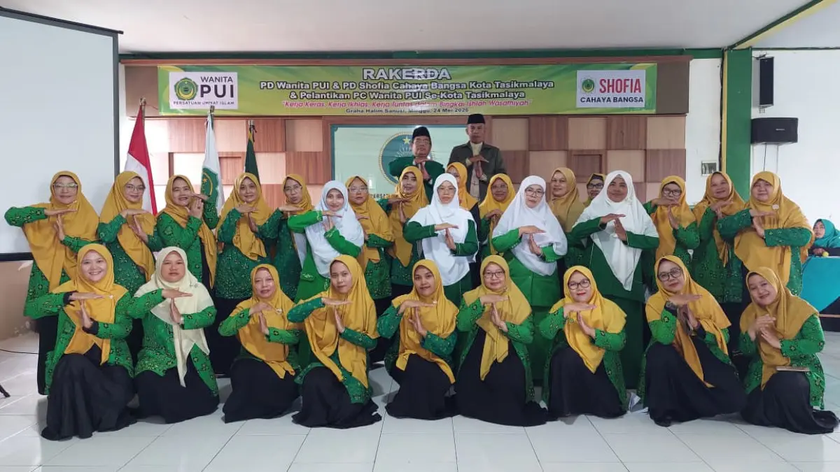 Wanita PUI Kota Tasikmalaya Dorong Kerja Tuntas, Ketahanan Keluarga Jadi Program Prioritas Rakerda Wanita PUI Kota Tasikmalaya