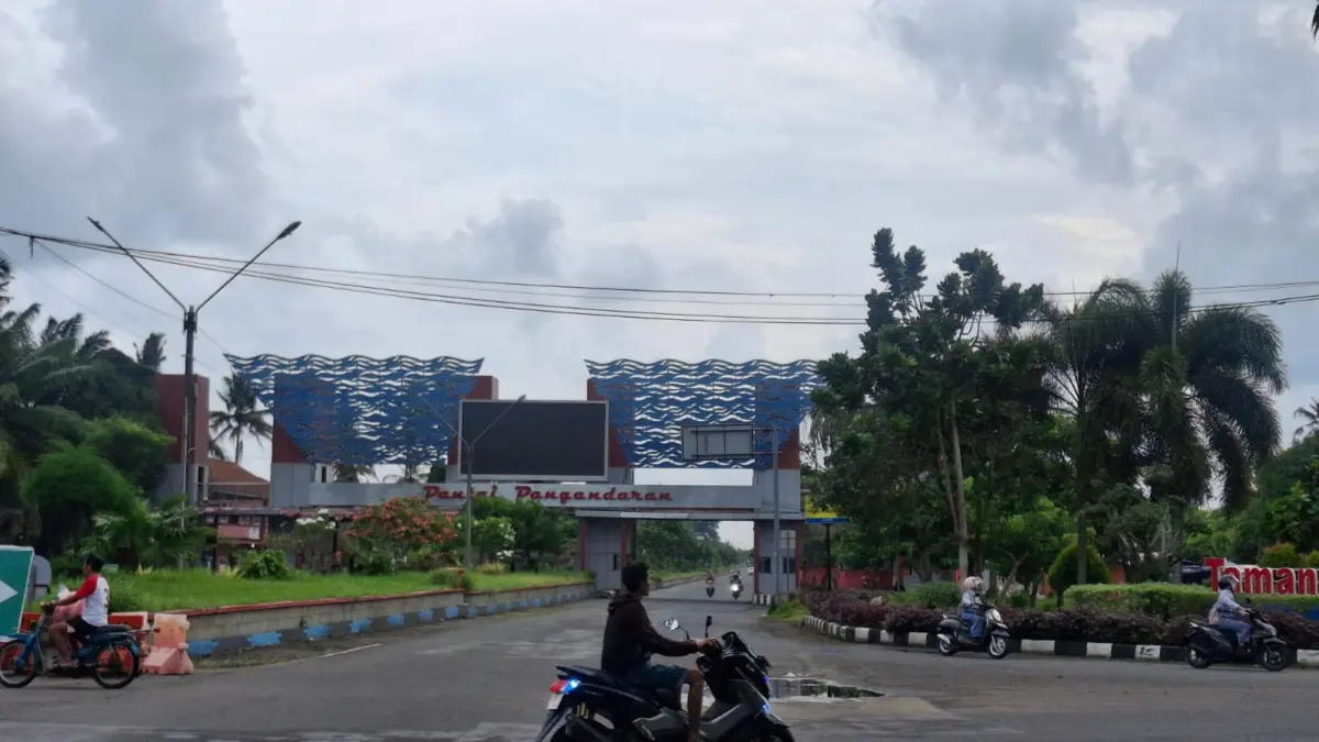 kabel listrik PLN Pangandaran