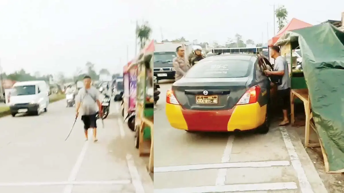 polisi ngamuk di garut
