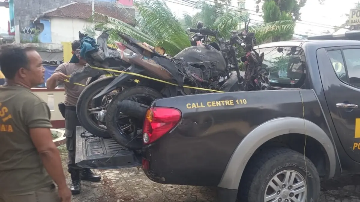 Tiga Motor Terbakar di SPBU Karangnunggal Tasikmalaya, Api Berasal dari Suzuki Thunder saat Mengisi BBM