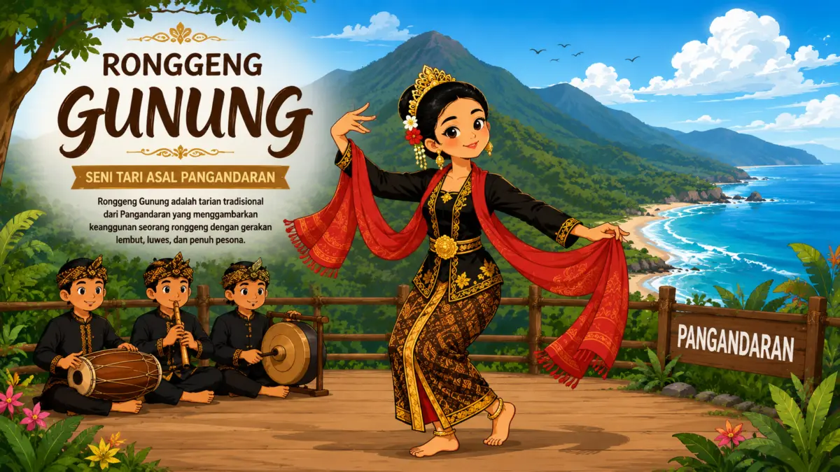 Bakal Hidupkan Kembali Ronggeng Gunung di Hajat Laut Pangandaran Tarian ronggeng gunung pangandaran