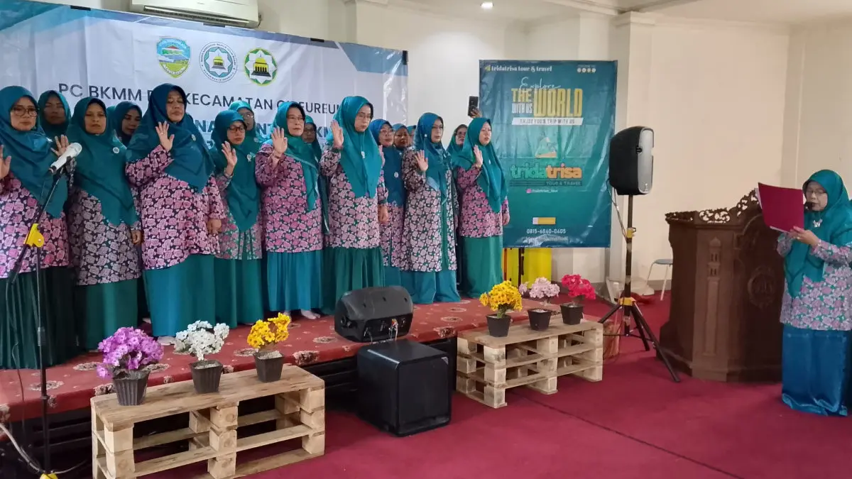 pelantikan pengurus BKMM DMI Cibeureum