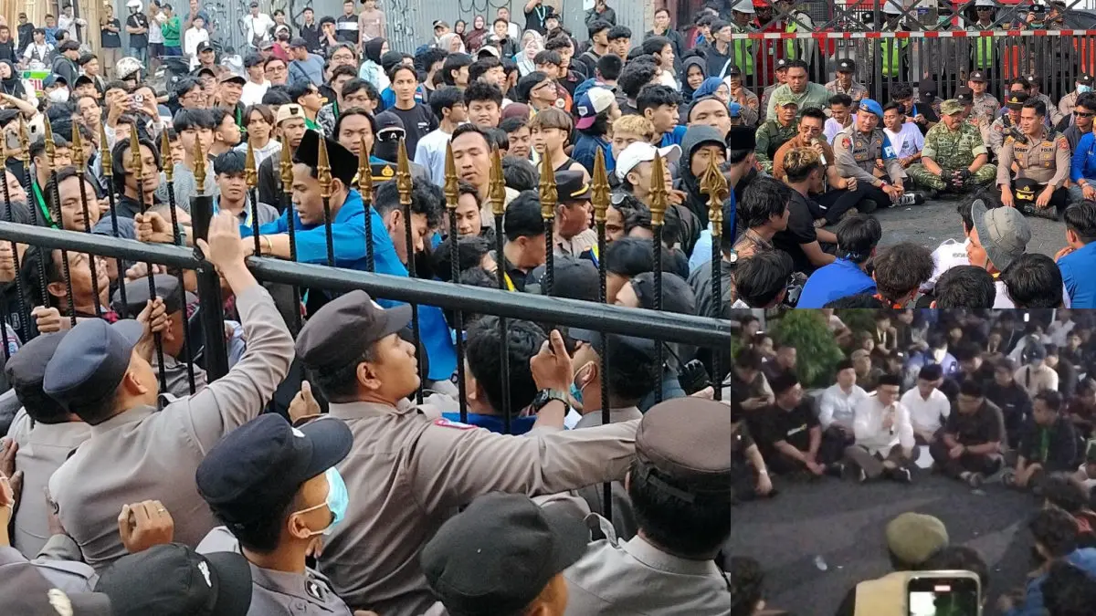 Demo Tolak Kenaikan BBM di Tasikmalaya Sempat Memanas, DPRD Janji Kirim Delapan Tuntutan ke DPR RI demo tolak kenaikan BBM di Kota Tasikmalaya