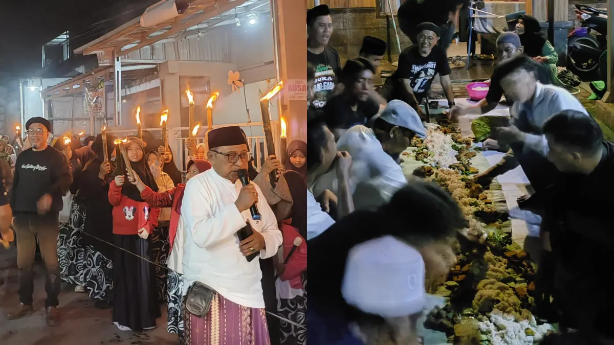 Pawai Obor Muharam Hidupkan Syiar di Kota Tasikmalaya, Warga Setiarasa Turun ke Jalan Merayakan pawai obor 1 Muharam di Kota Tasikmalaya