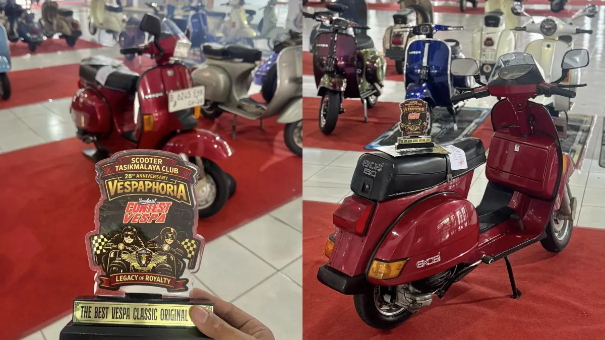 Yang Asli, yang Menang! pemenang kontes Vespa Classic Original Look STC