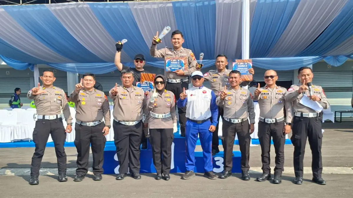 Satlantas Polres Tasikmalaya Kota juara safety riding
