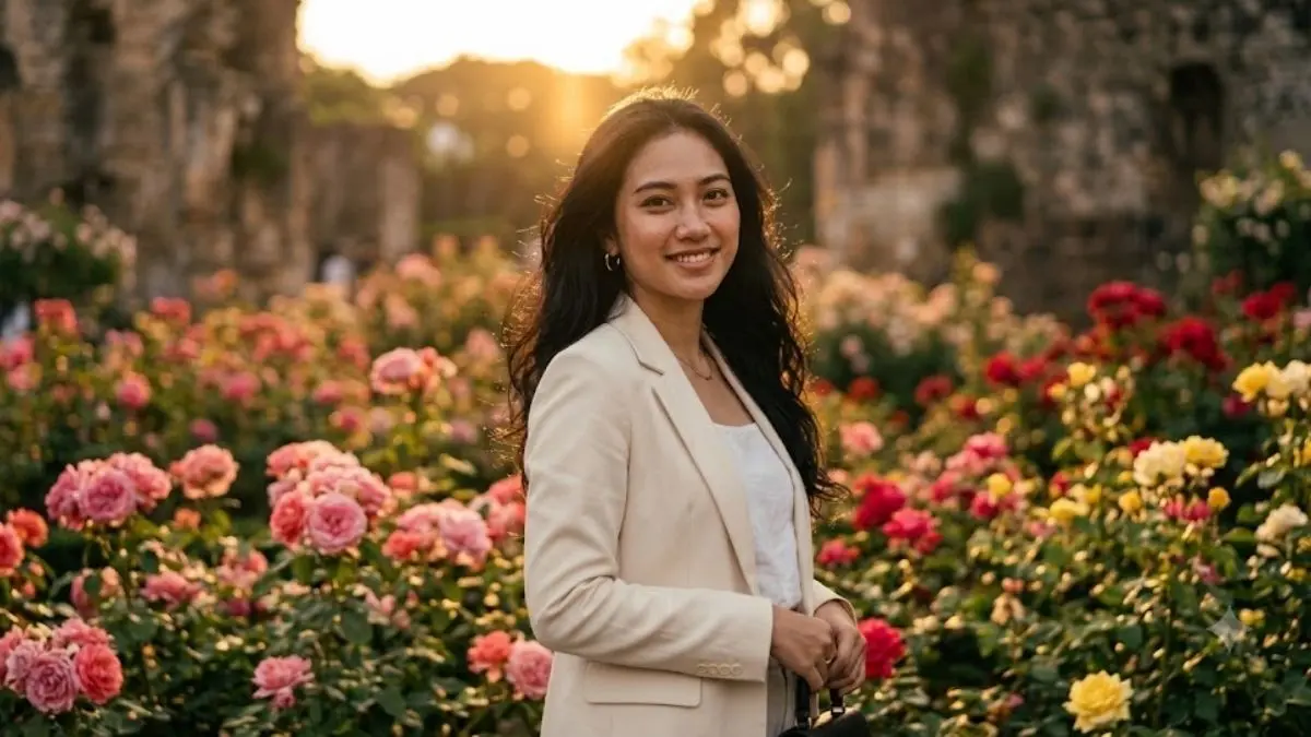 Koleksi Prompt Gemini AI Untuk Membuat Foto di Kebun Mawar yang Elegan Prompt Gemini AI