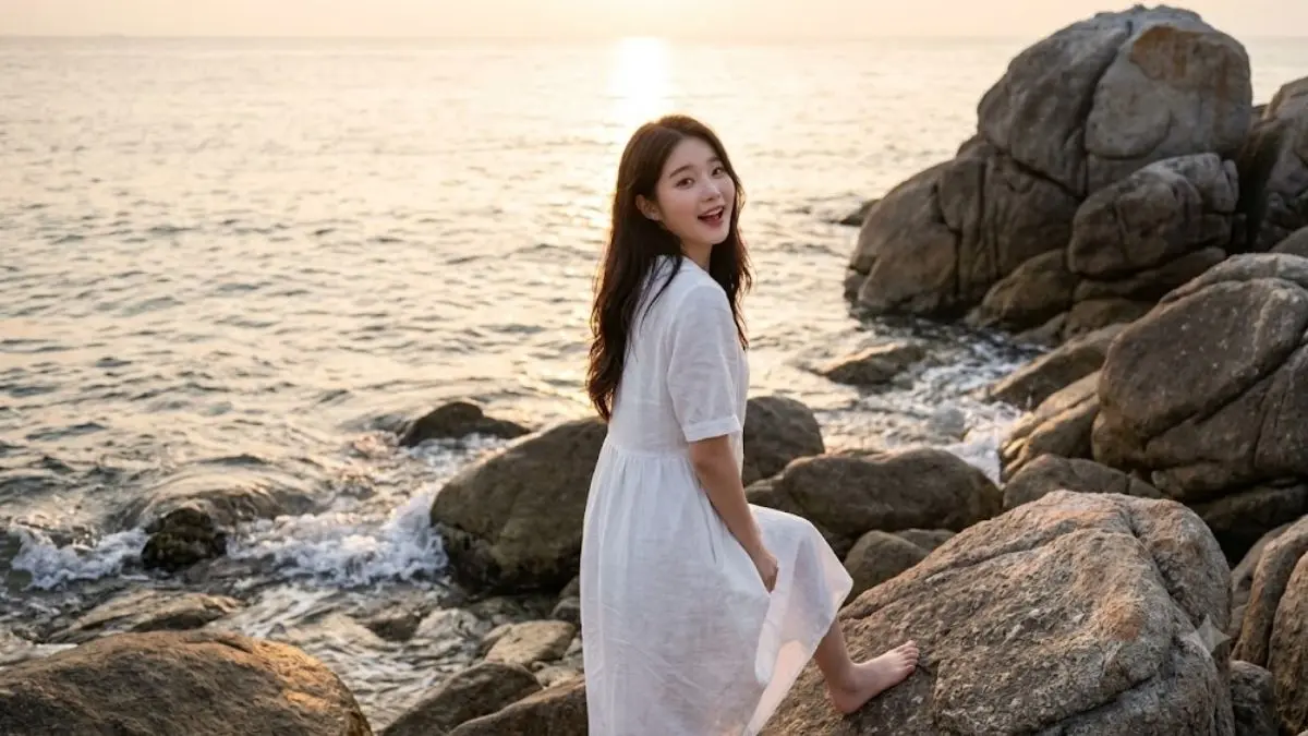 Pengen Foto di Pantai Berbatu Saat Sunset? Pakai Prompt Gemini AI Ini Aja Prompt Gemini AI