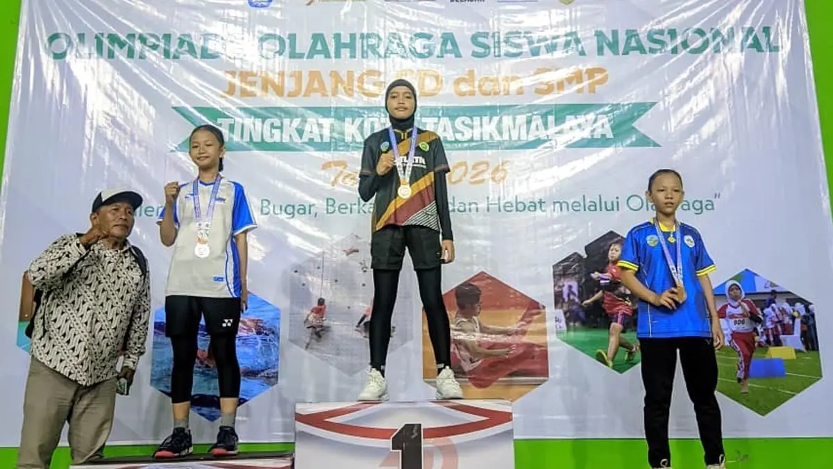 SDIT Ibadurrohman Borong Medali di O2SN Tingkat Kota Tasikmalaya sdit ibadurrohman