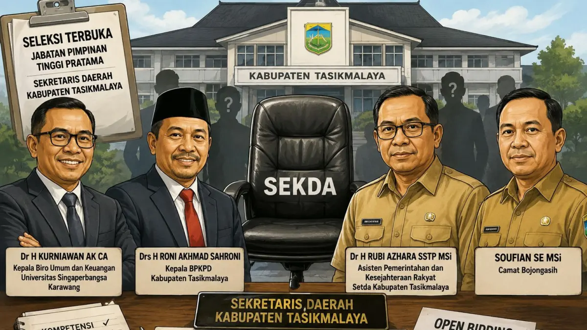 Mencari Dirigen Baru Birokrasi Kabupaten Tasikmalaya! Sekda kabupaten tasikmalaya