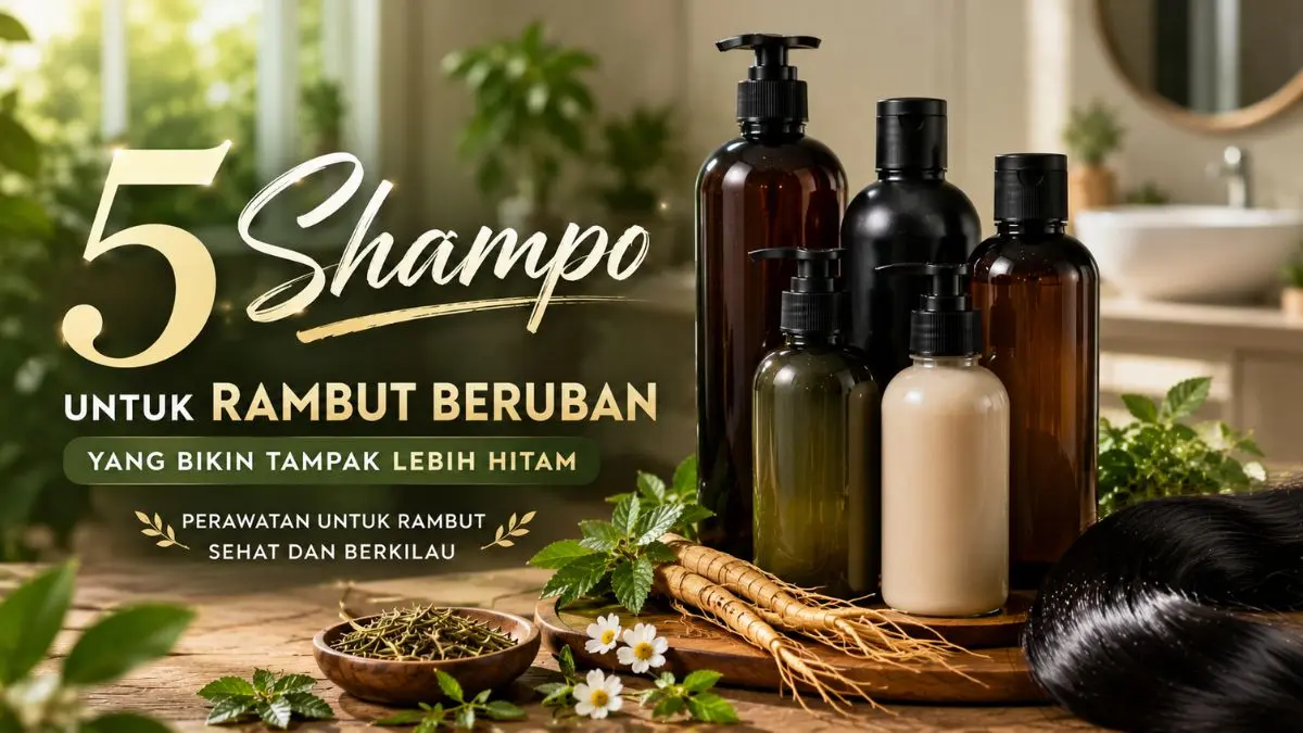 Top 5 Shampo yang Bagus untuk Rambut Beruban agar Tampak Hitam dan Berkilau Shampo yang Bagus