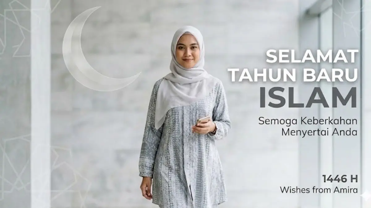 6 Prompt Gemini AI Terbaik Untuk Membuat Kartu Ucapan Tahun Baru Islam 2026 Prompt Gemini AI