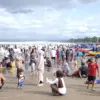 masa liburan, pantai pangandaran