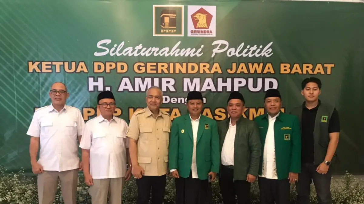 Amir Mahpud Membangun Jembatan Politik dari Tasikmalaya silaturahmi PPP dan gerindra kota tasikmalaya