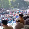 ribuan masa dukung presiden prabowo