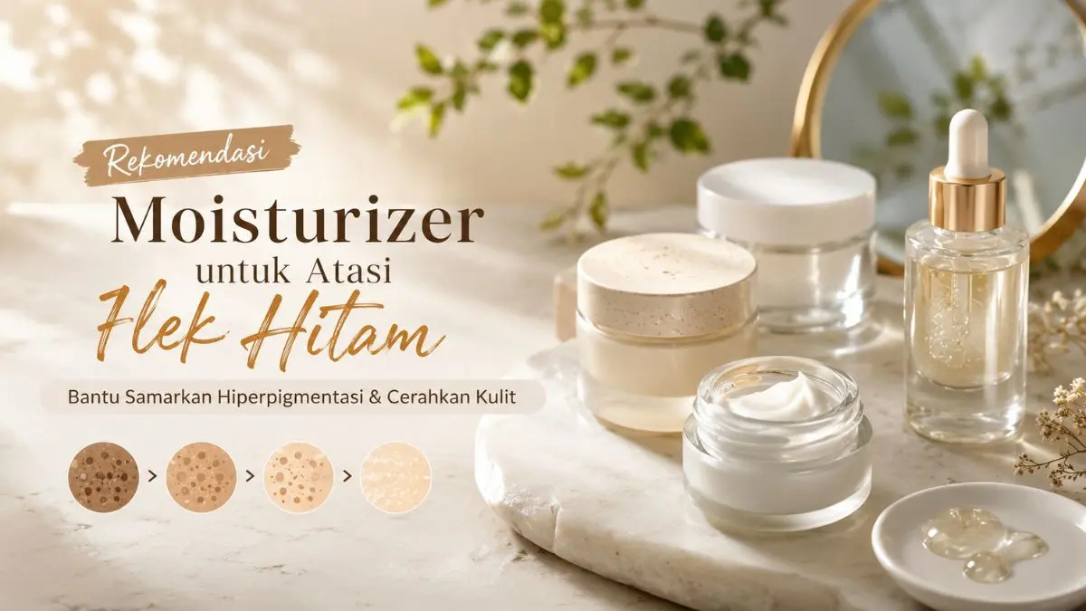 Flek Hitam Sulit Hilang? Coba 5 Moisturizer untuk Atasi Flek Bikin Wajah Auto Lebih Cerah Moisturizer untuk Atasi Flek