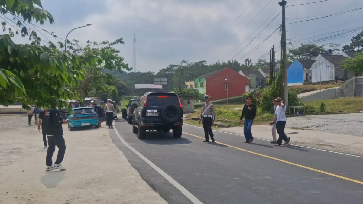 Razia kendaraan telat pajak pangandaran