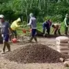 Gotong royong bangun jalan