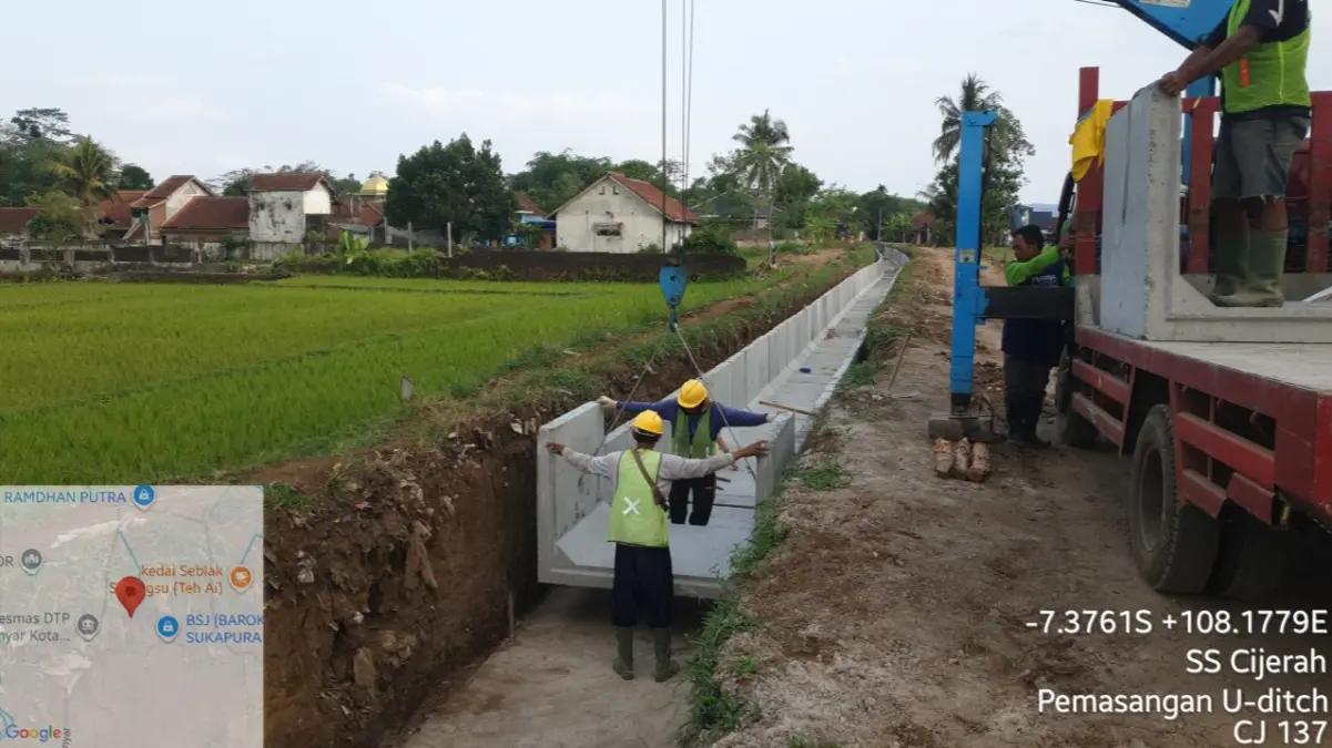 Dituding Sebabkan Kekeringan Irigasi Pertanian di Tasikmalaya, BBWS Citanduy Beri Penjelasan Begini Bbwa citanduy di irigasi cikunten