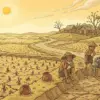 sawah kekeringan di pangandaran, terancam gagal panen