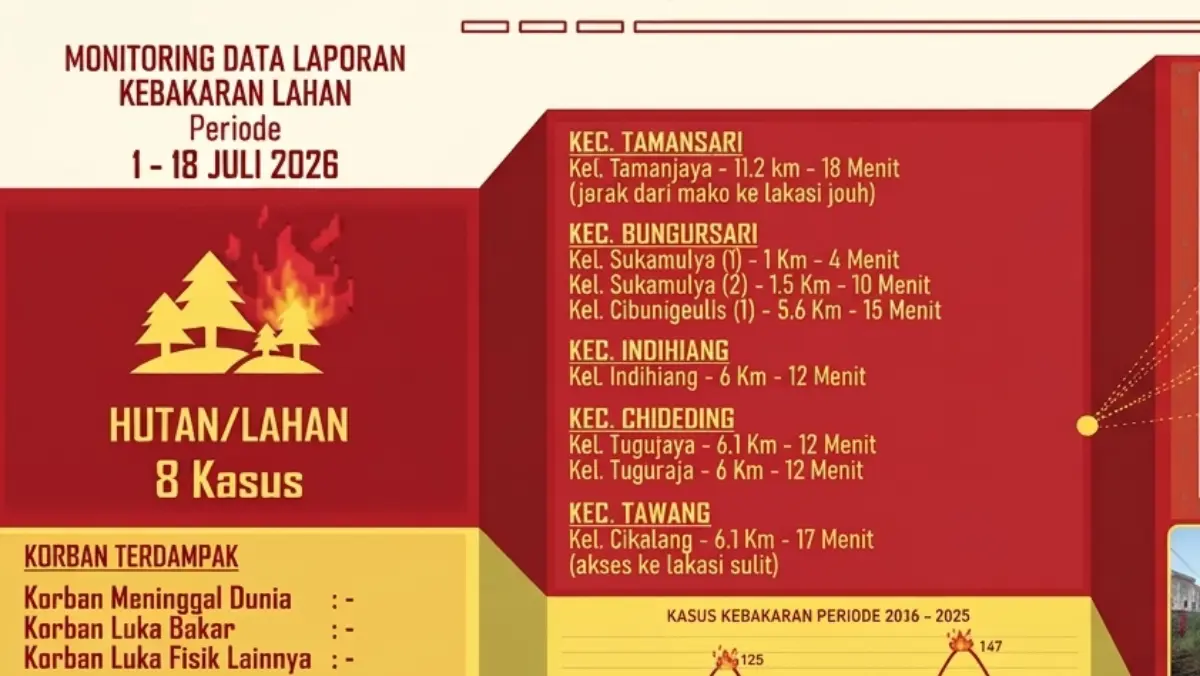 Dampak Kemarau, 8 Kebakaran Lahan Terjadi di Kota Tasikmalaya dalam 3 Pekan kebakaran lahan kota tasikmalaya, musim kemarau